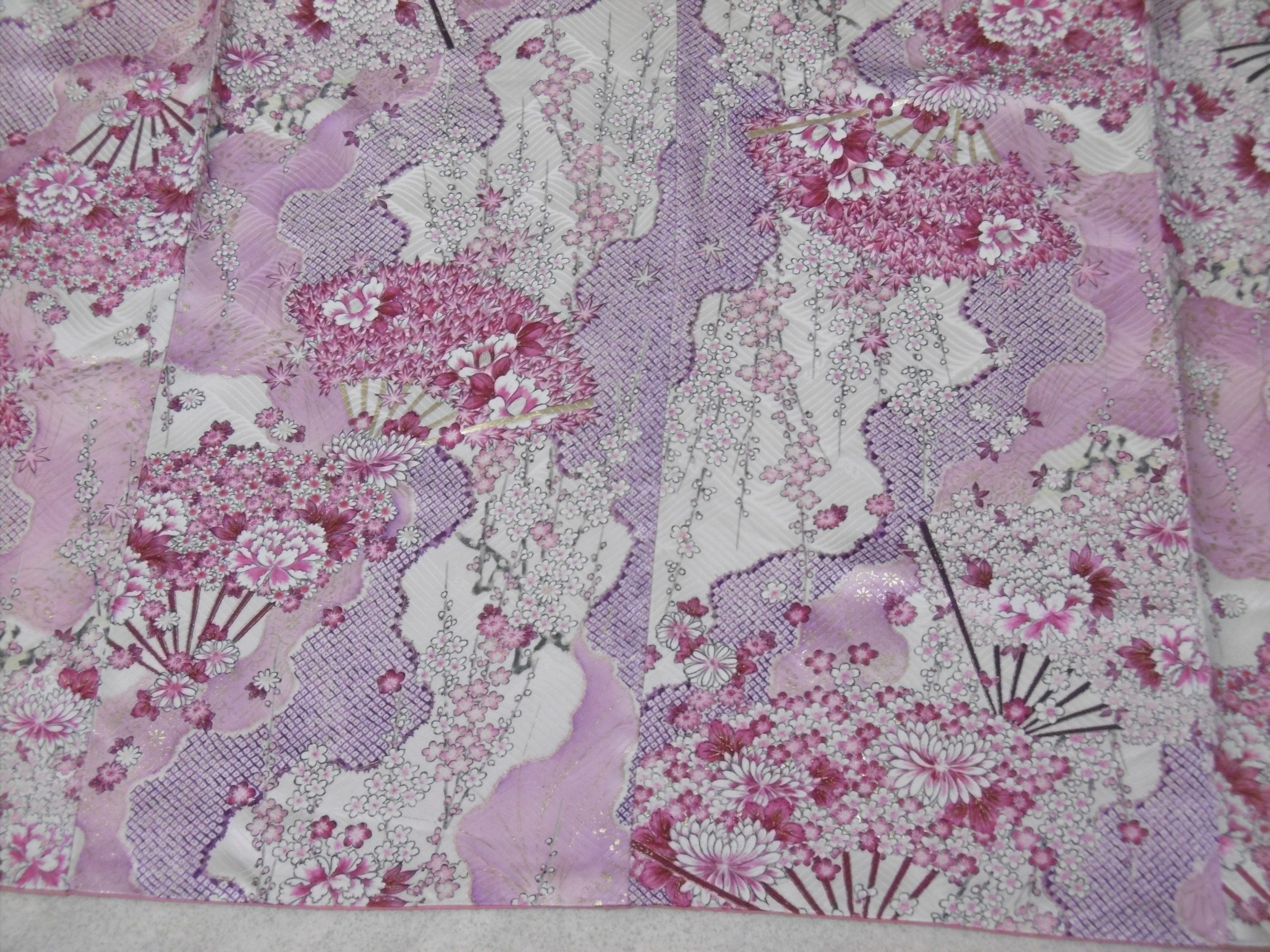 (25)Furisode Rosa blommor - Image 6