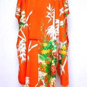 Furisode (26) Orange röd