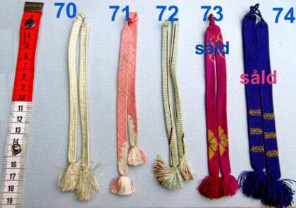 Haori-himo (snoddar) (70-74)