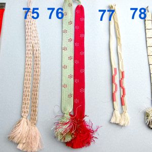 Haori-himo (snoddar) (75-78)