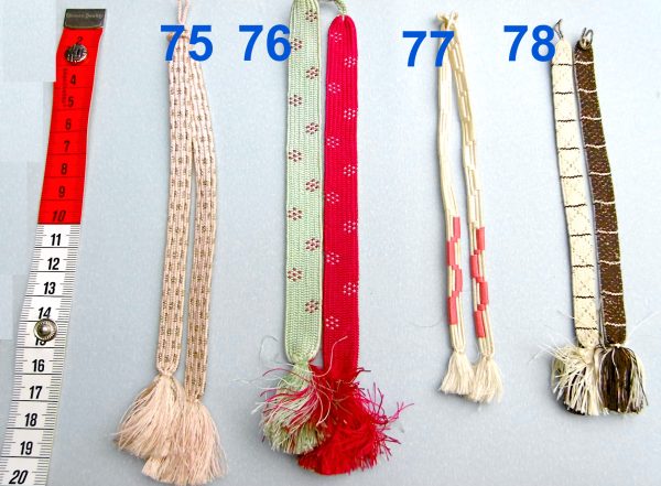 Haori-himo (snoddar) (75-78)