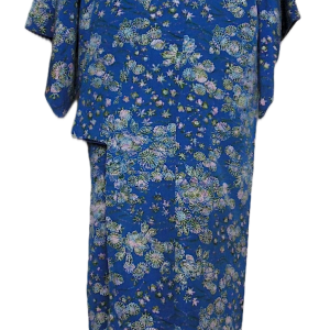 (18) Mörkblå, vaxbatik,handmål