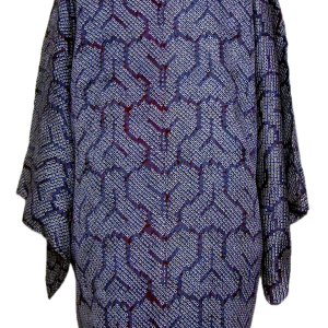 (21)Lila-Blå,Shibori