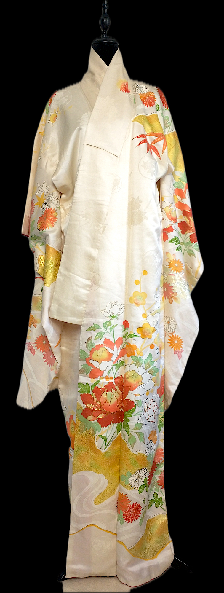 Furisode (34) guld-Broderie - Image 2