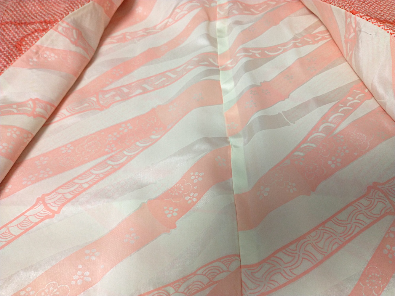Haori (10)ljusa rosa,gul,Shibori - Image 9
