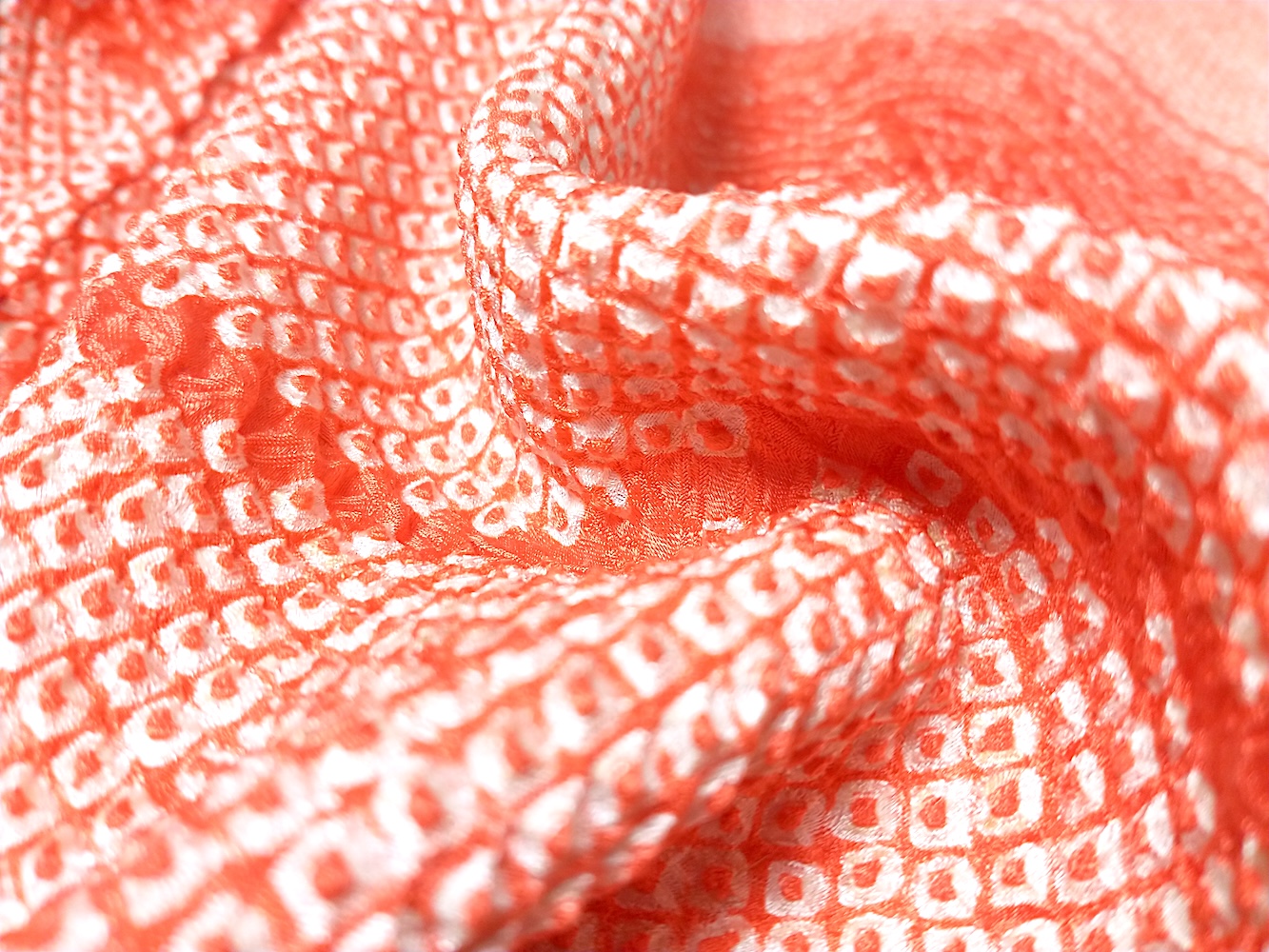 Haori (08)orange,Shibori - Image 8