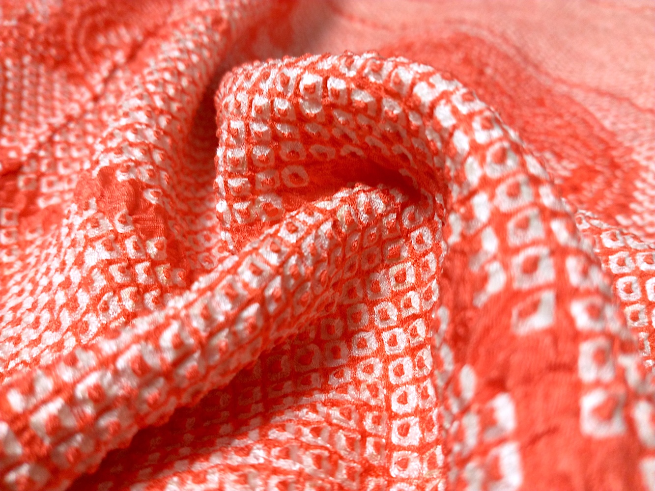 Haori (08)orange,Shibori - Image 7