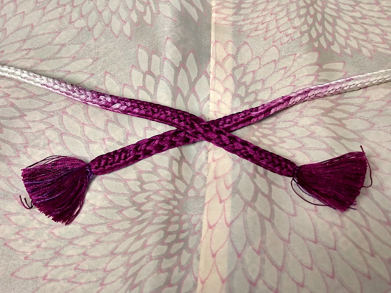 Haori (09)Lila,Geometri,Shibori - Image 8