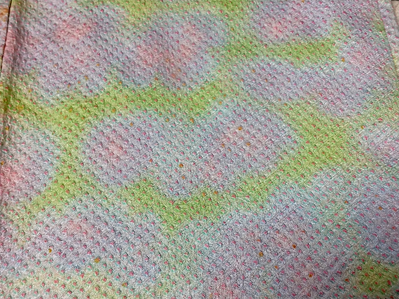Haori (14)ljus rosa,ljus gul,Shibori - Image 6