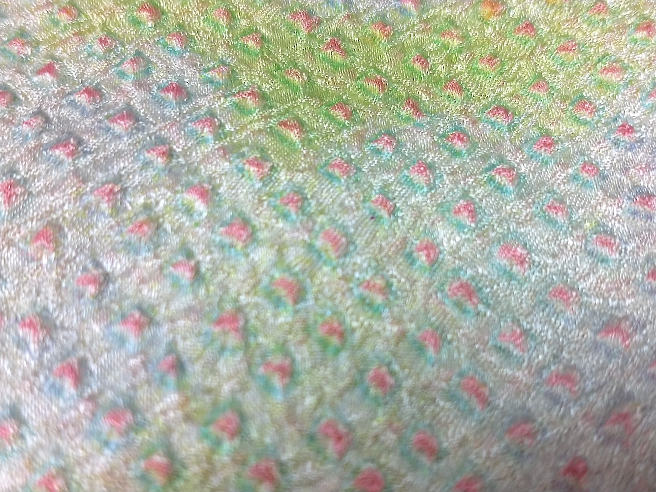 Haori (14)ljus rosa,ljus gul,Shibori - Image 7