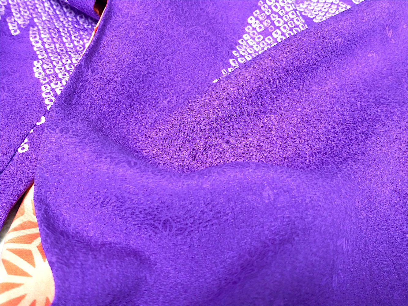 Haori (19)lila bambu,Shibori - Image 9