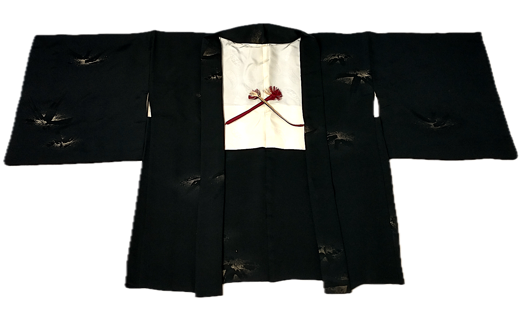 Haori (37)Svart Montsuki